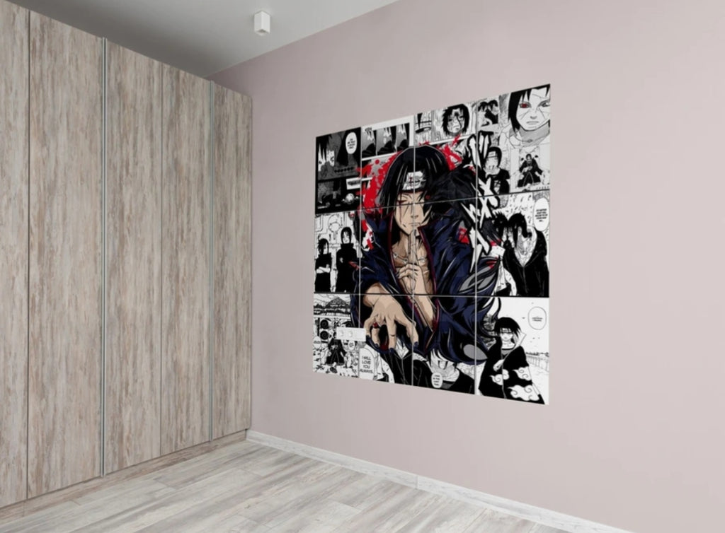 Set of 12 Itachi manga kit wall decoration