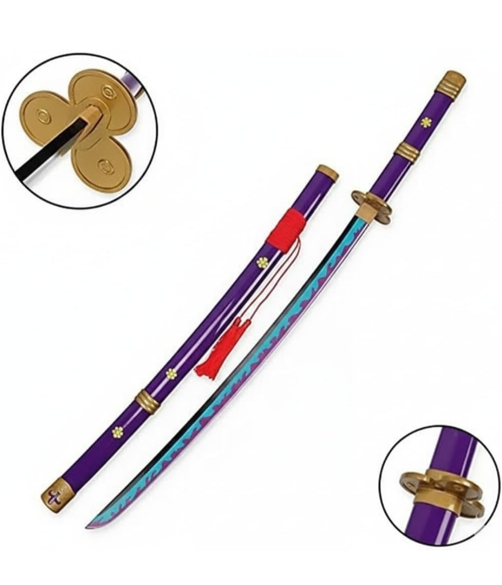 Katana Sword (104 CM) | Anime Inspired Decorative Samurai Sword with Purple Sheath | Premium Display & Cosplay Collectible