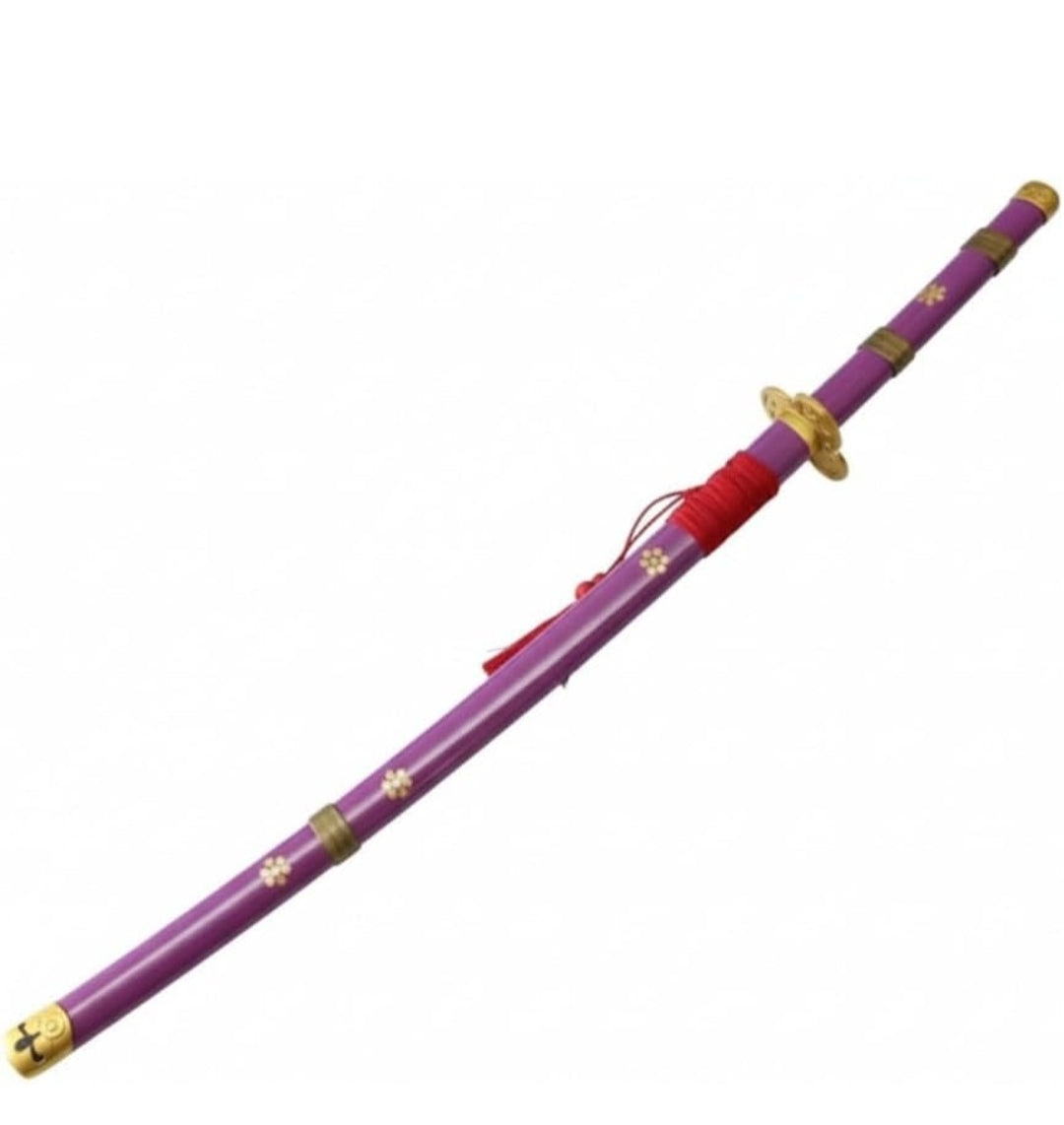 Katana Sword (104 CM) | Anime Inspired Decorative Samurai Sword with Purple Sheath | Premium Display & Cosplay Collectible
