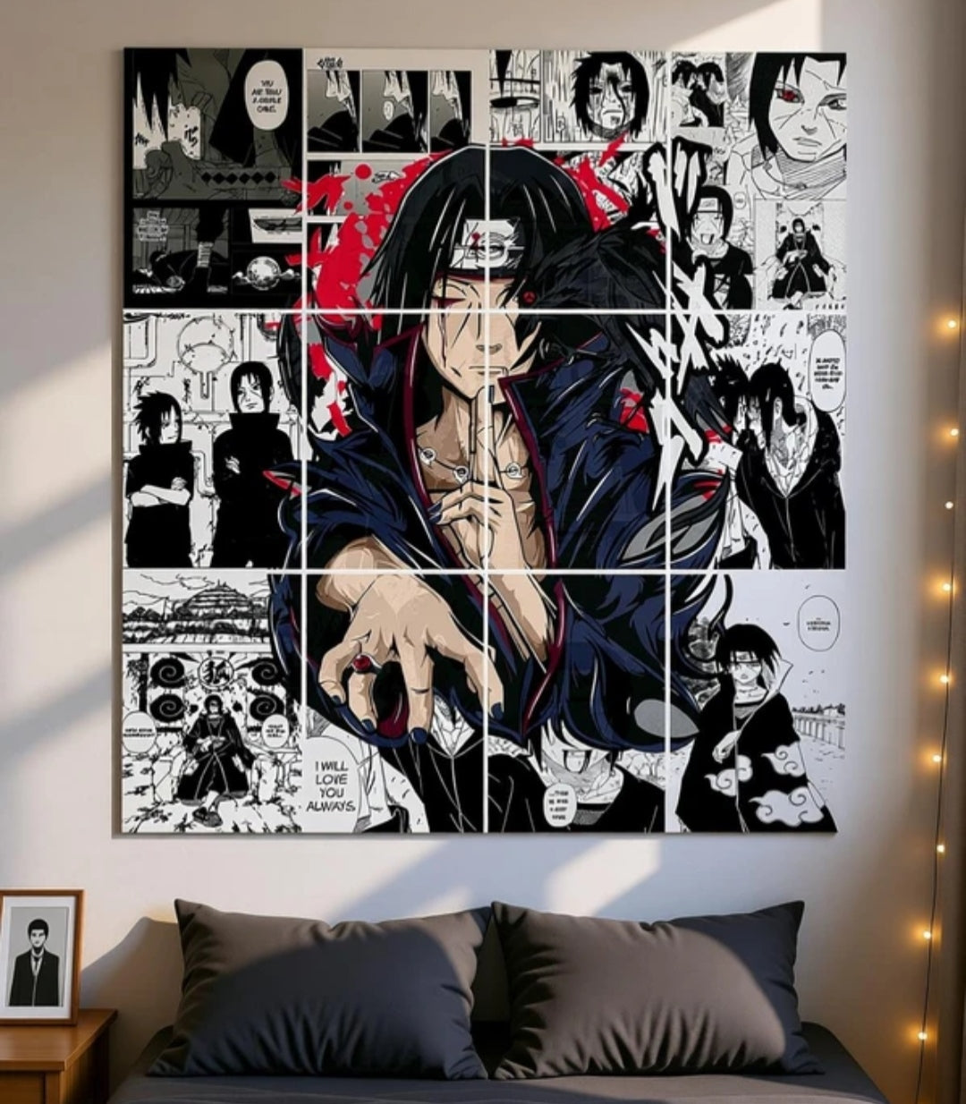 Set of 12 Itachi manga kit wall decoration