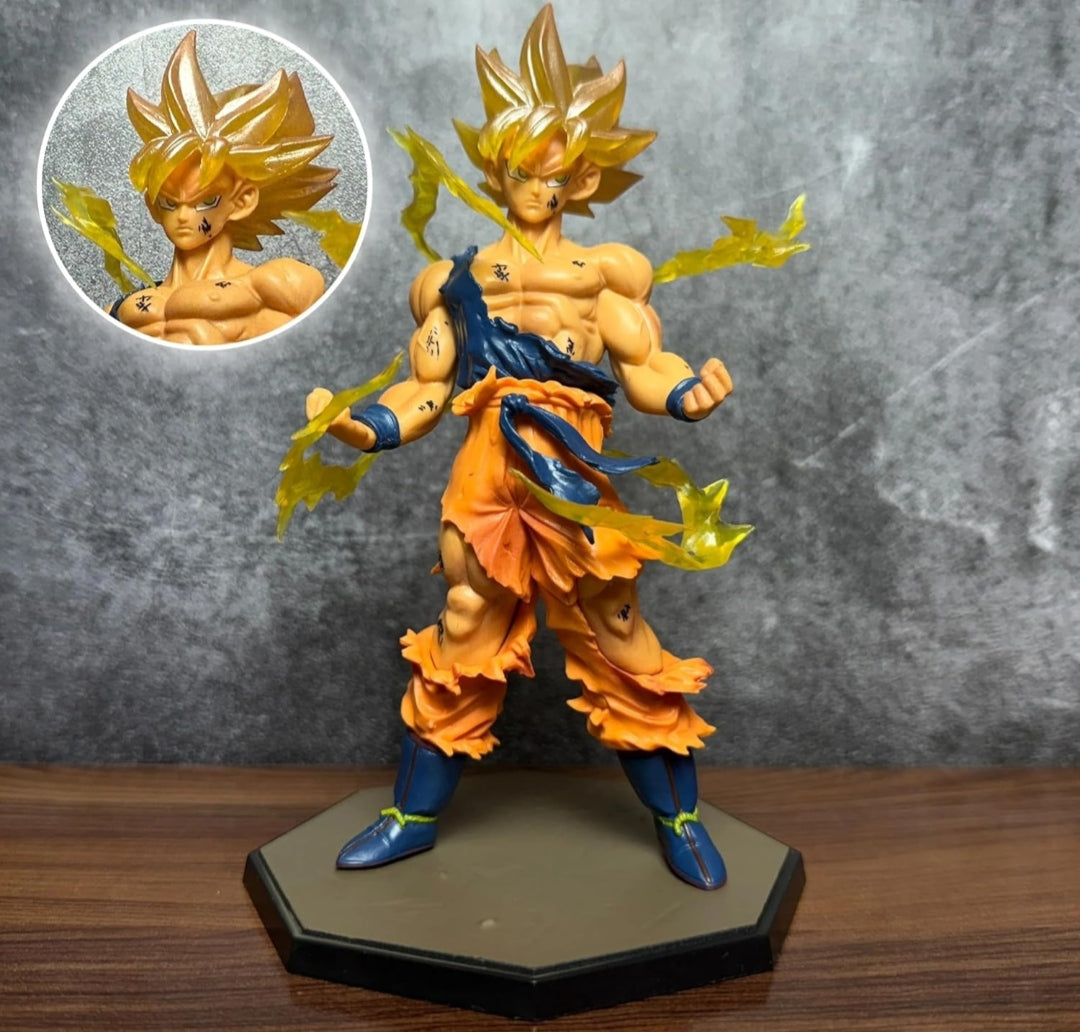 Anime Action Figure 17 cm Superhero Collectible Figure for Car Dashboard, Home Decoration & Gifting | Dragon Ball Z Style Character Statue for Anime Lovers (Goku VI)