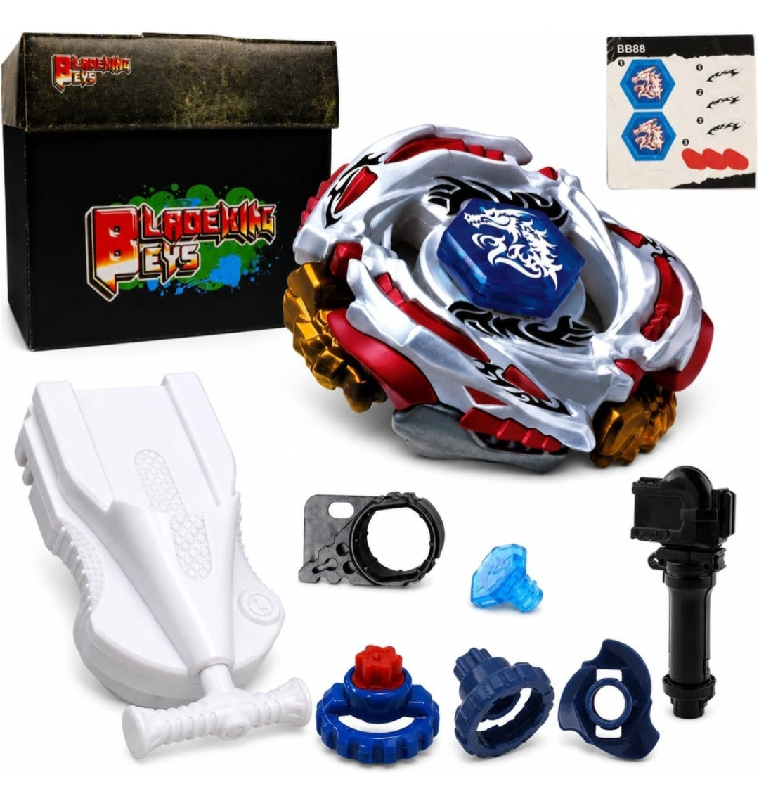 BLADEKING BEYS BB88 Meteo' LDrago LW105LF +String Launcher(Left Spin) + Grip + Toy Storage Box