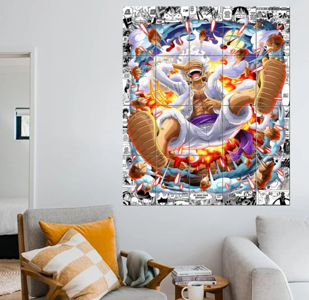 Luffy wall size poster from one piece